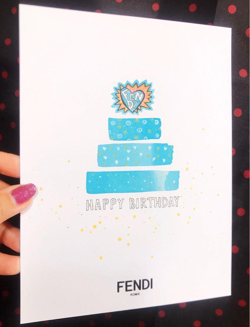 Fendi birthday card clearance