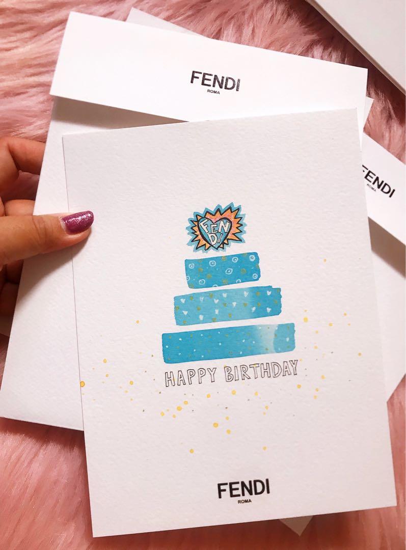 Fendi birthday card clearance