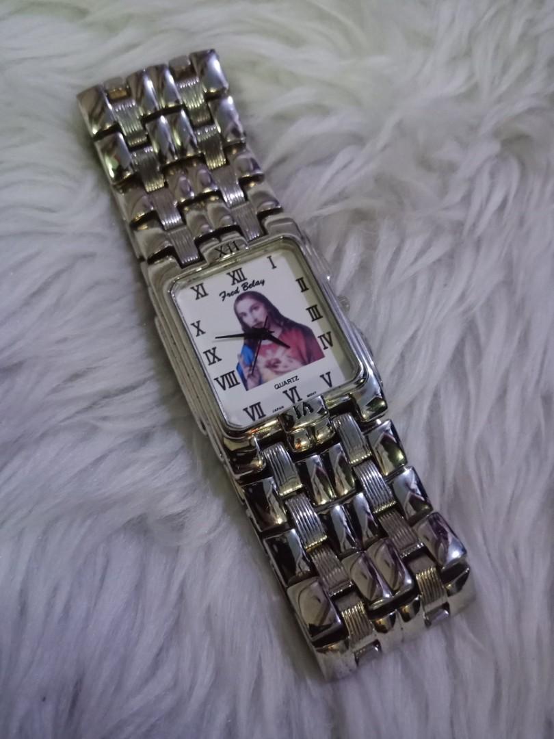 Fred Belay Watch with Jesus Face Women s Fashion Watches