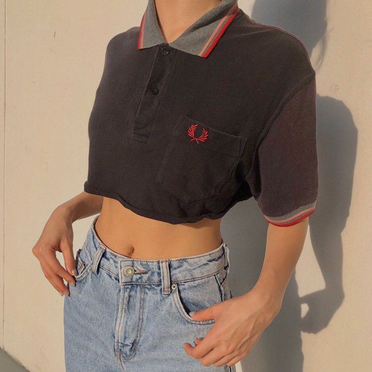 Fred perry on sale crop top