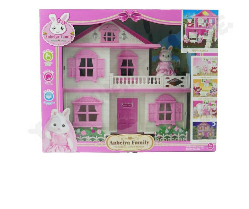 Free Post To West Malaysia Only Ready Stock Kids Anbeiya Family House Doll Playset