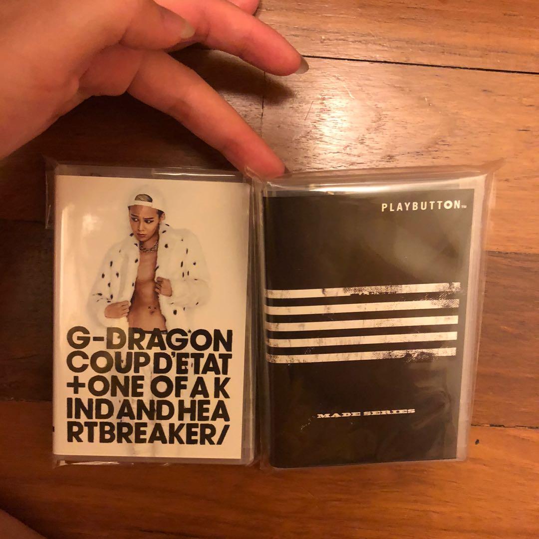 BIGBANG G-DRAGON PLAYBUTTON 4点