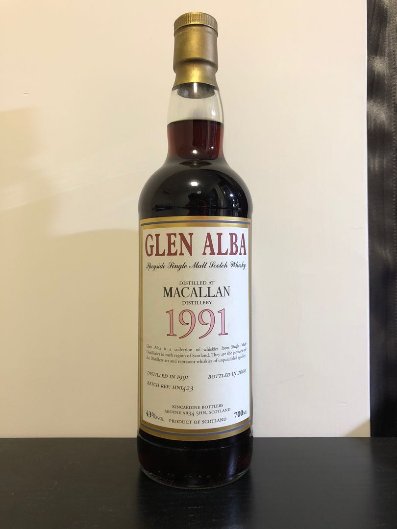 Glen Alba Macallan 1991 2009 (18 years) IB