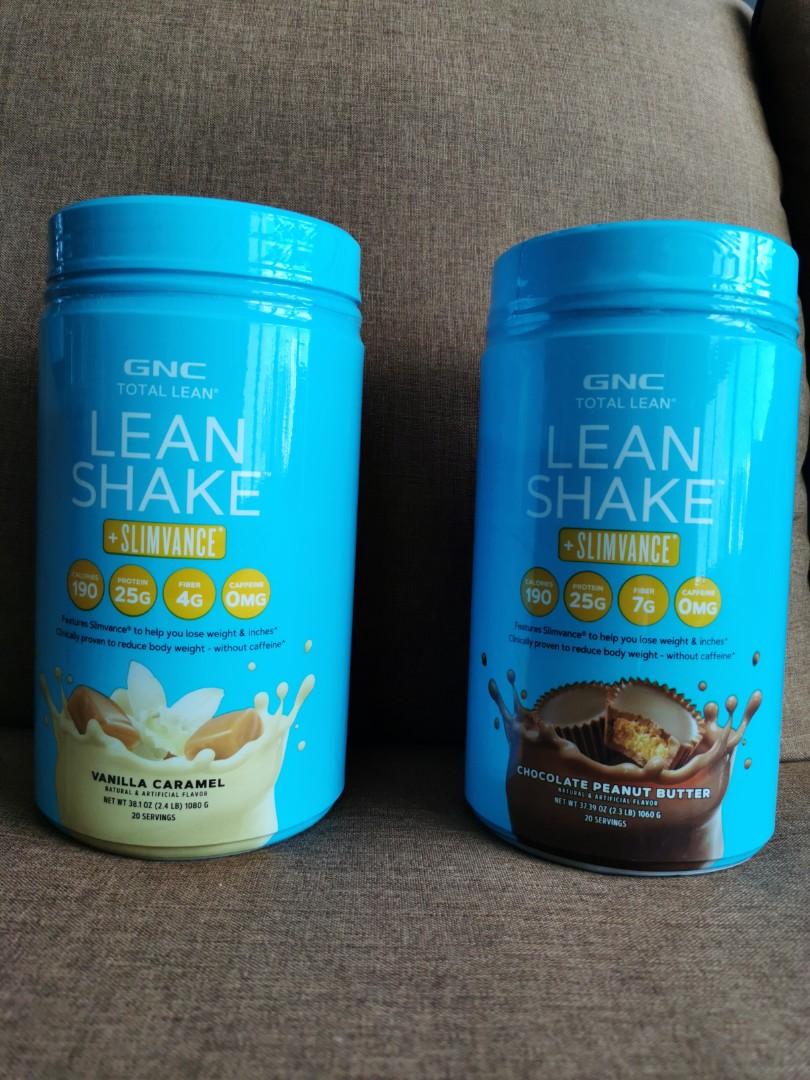 Gnc Total Lean shake + Slimvance, Health & Nutrition, Health ...