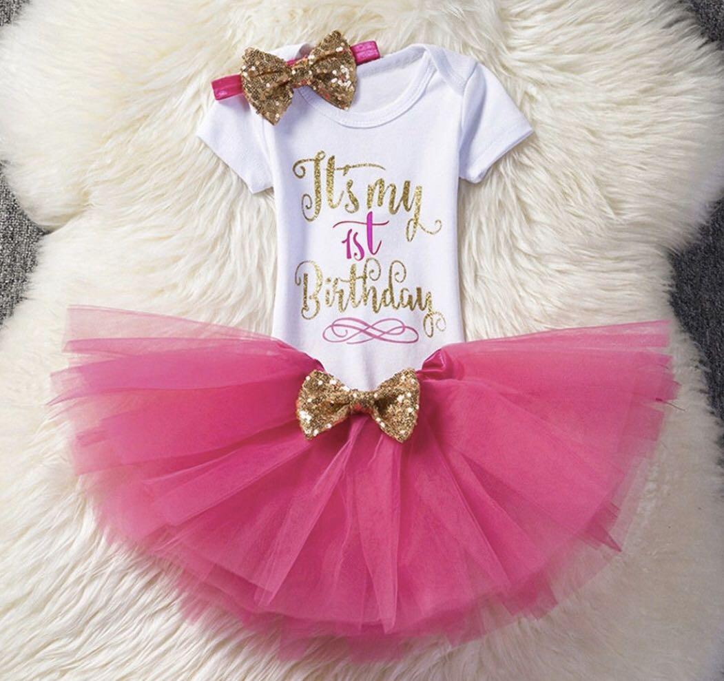 princess 1st birthday outfit