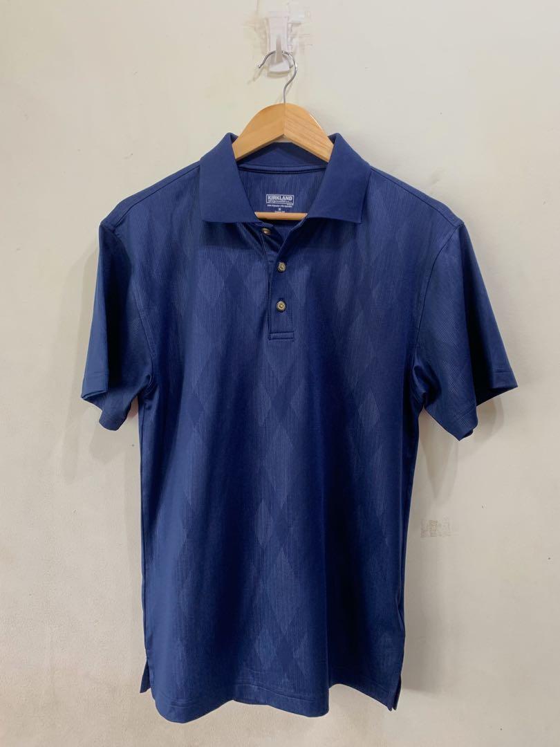 Kirkland Dark Blue Polo Shirt Dri Fit Men s Fashion Tops Sets