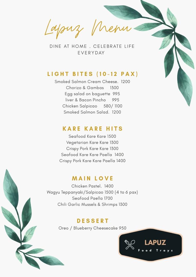 Lapuz Party Trays Food Drinks Local Eats All Cuisines On Carousell
