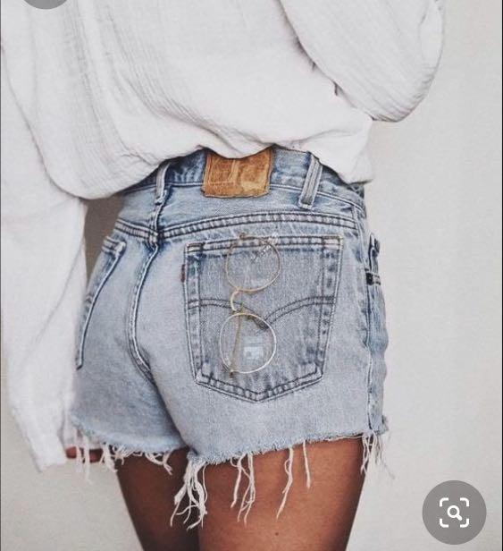 levis vintage high waisted shorts