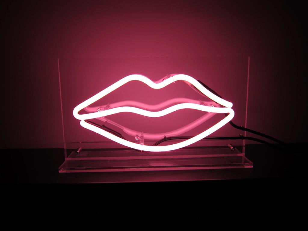 Lips Neon Sign Clearance Sale Furniture Home Decor Lighting Supplies On Carousell Related image | pink neon sign, hot pink wallpaper, neon lips. carousell