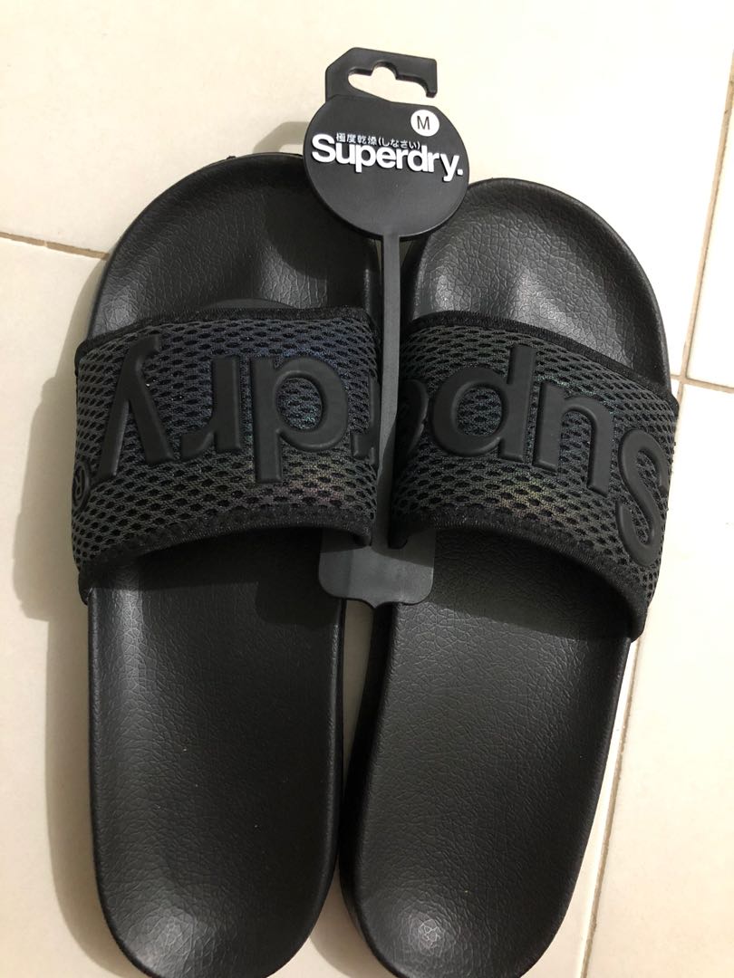 Men Superdry Mesh Slides Men s Fashion Footwear Flipflops and