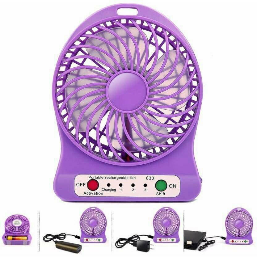 Mini Rechargable Portable Fan (Category: Portable Music Players) located in Manila. Submitted by daisythejane (Listing ID 1001724312, Image 1). Description: Brand new Mini Rechargable Portable fan With built - in LED light With rechargable 2200mAh lithium baterry With USB cable Usage: 2-8 hours Color : purple Mode of payment : Bdo, bpi or gcash Shipping via grab, lalamove or courier of choice c/o buyer #inManila #inQC #inMandaluyong #inPasig #inM