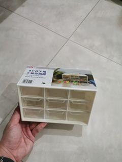 Multi purpose desk drawer container
