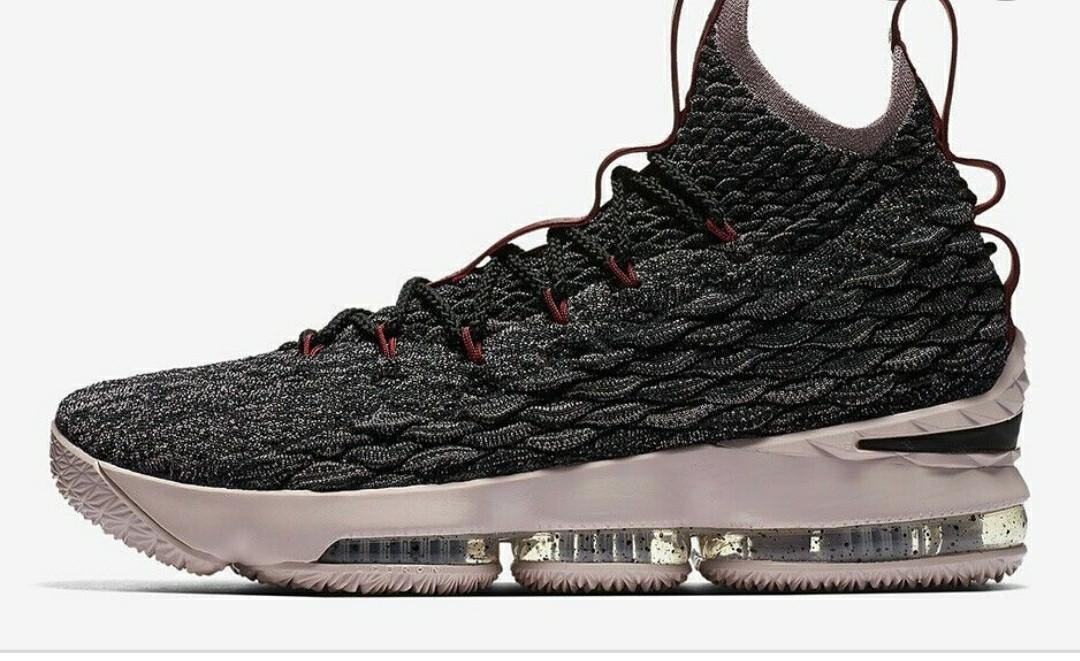 Burgundy lebron 15 deals
