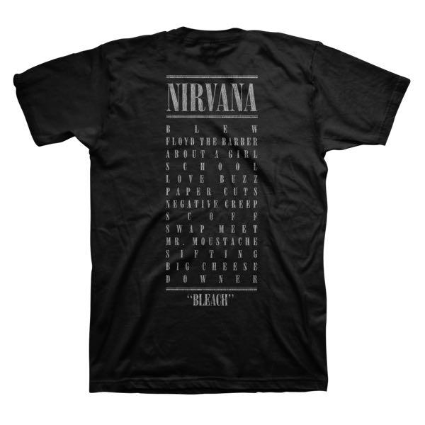 Nirvana (Category: Tshirts & Polo Shirts) located in Kota Bharu. Submitted by dambrown (Listing ID 1001722731, Image 3). Description: band tee NIRVANA original merchandise BLEACH TEE saiz M pit 20 lbh 29 100%authentic .