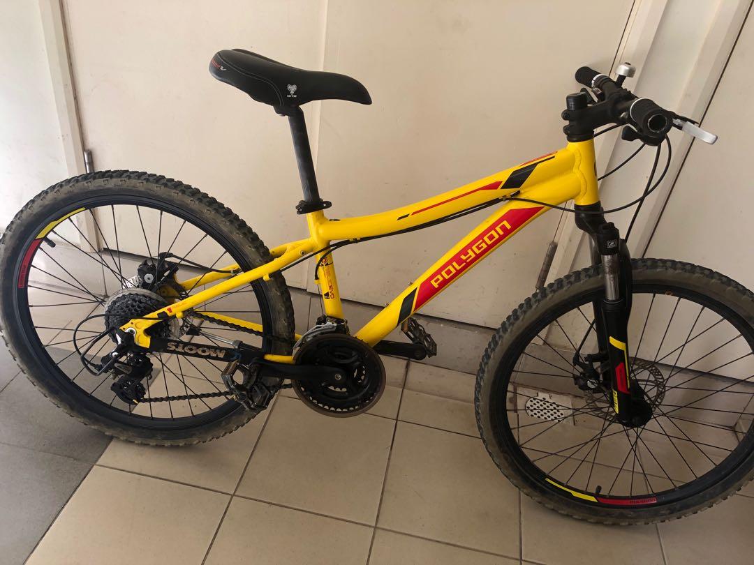 polygon relic 24 inch kids mountain bike