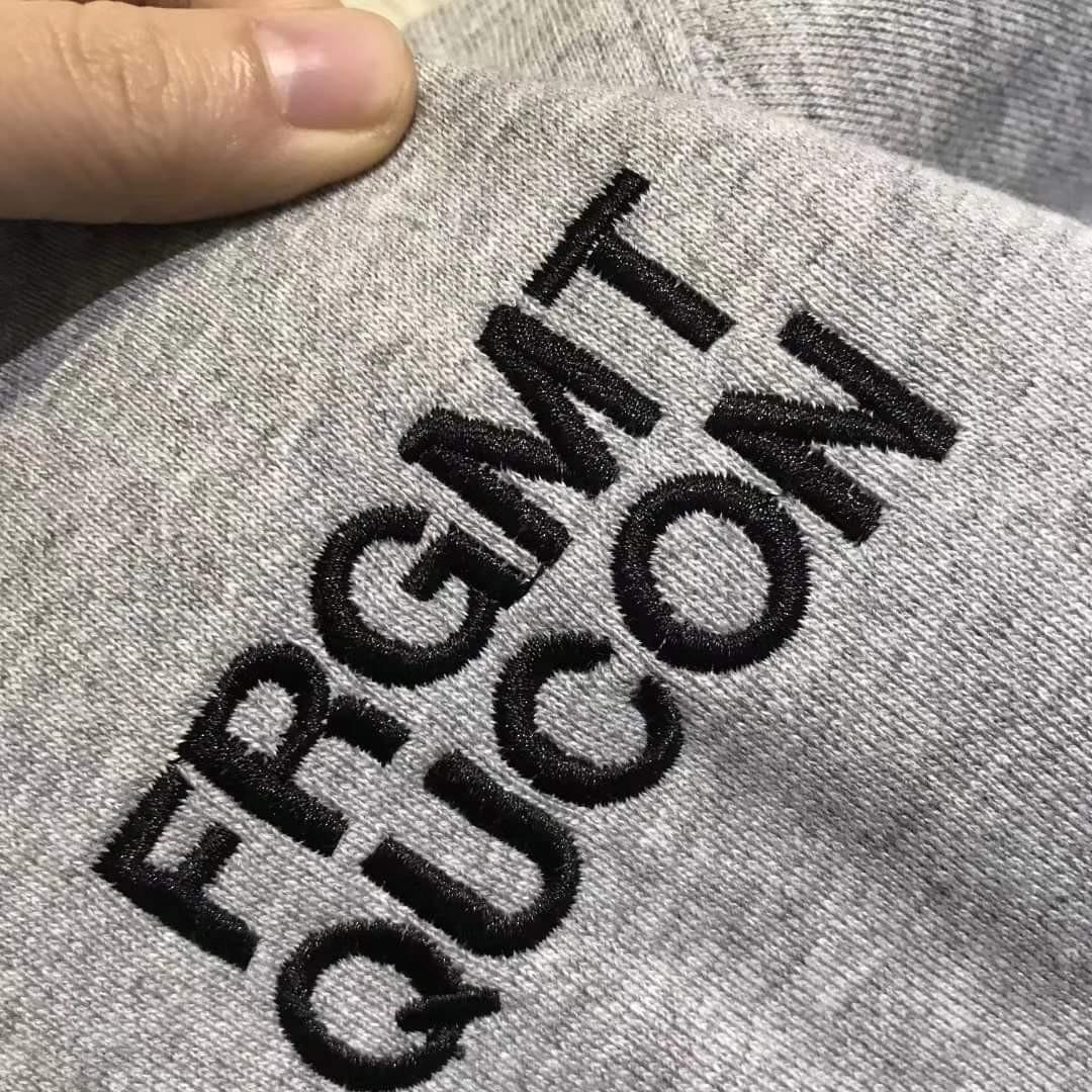 Qucon x Fragment design hoodie type-01 grey, 男裝, 外套及戶外衣服 ...
