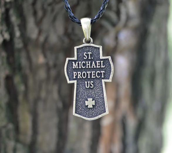 Catholic necklace for protection clearance