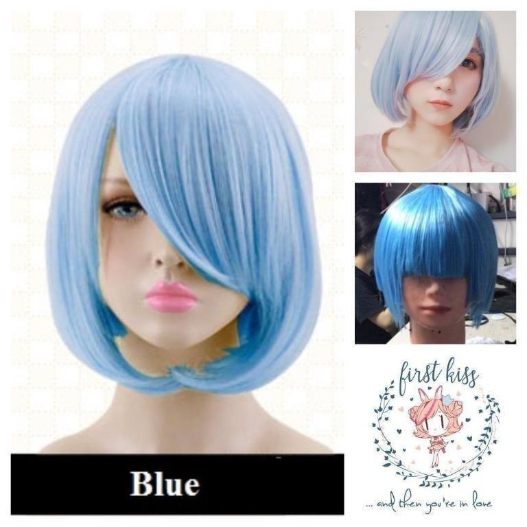 quality blue wig