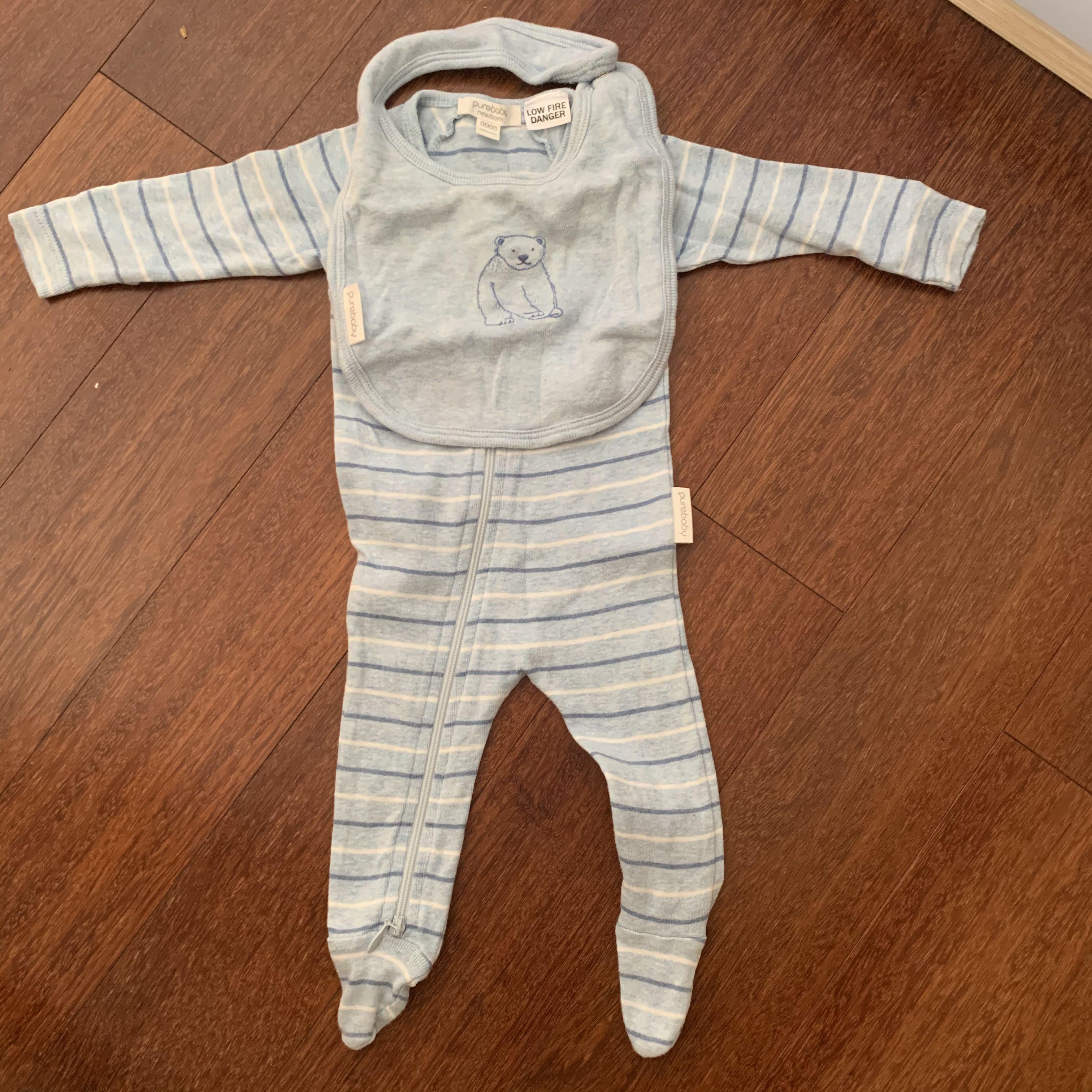 purebaby sleepsuit