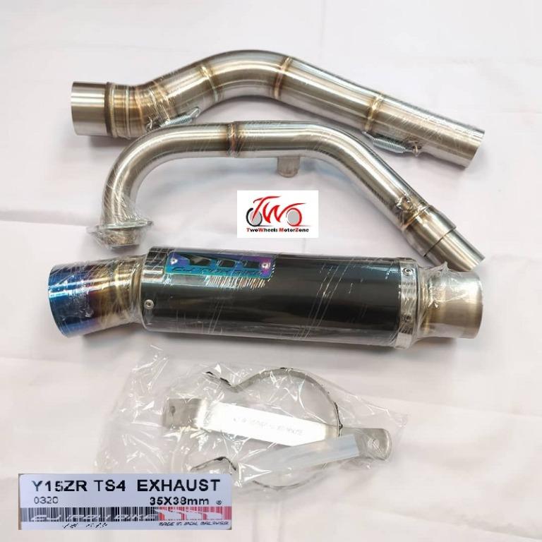 Sniper T150 Exhaust Racing Open Full System Cj Ipoh Titanium Ts4 Motorcycles Motorcycle Accessories On Carousell