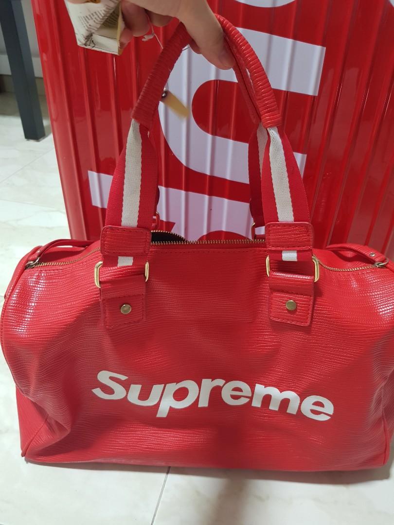 Supreme lv duffle bag sale price