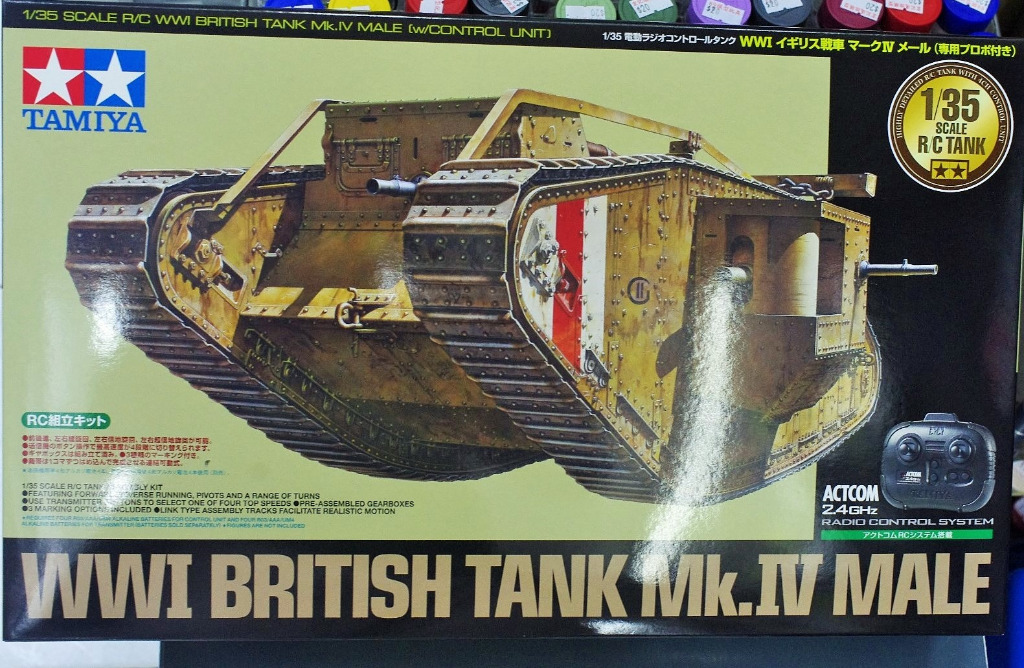 Tamiya-田宮-48214- 1/35 R/C Tank Series-1/35-WWI -British