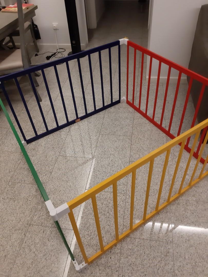 tikk tokk wooden playpen