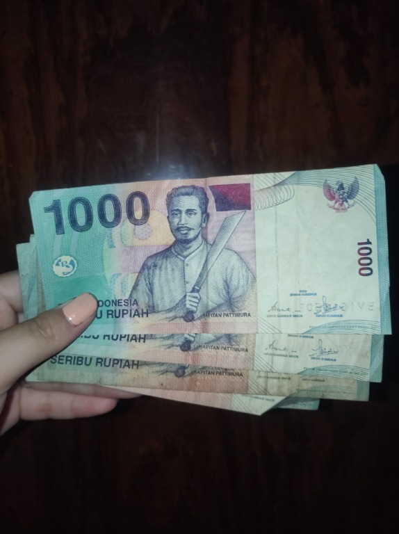 Uang Kuno Rp 1000 Seribu Rupiah Tahun 2000 Antik Uang Lama Di