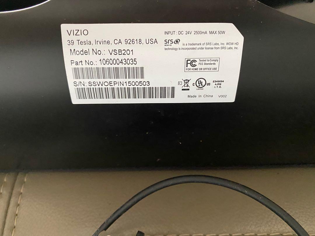 vizio vsb201