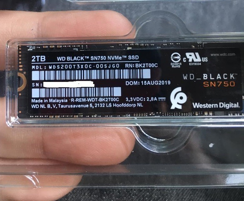 Wd black sn750 2tb sale