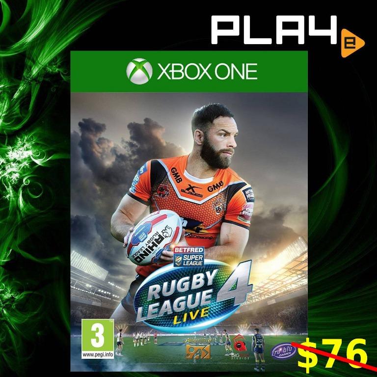 Xbox One Rugby League Live 4 Brand New Toys Games Video Gaming Video Games On Carousell