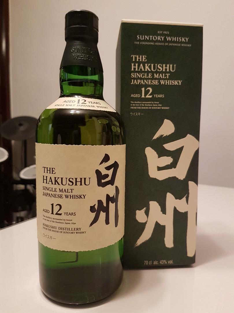 三得利白州12 年Suntory The Hakushu 12YO 700ml 43%, 嘢食& 嘢飲