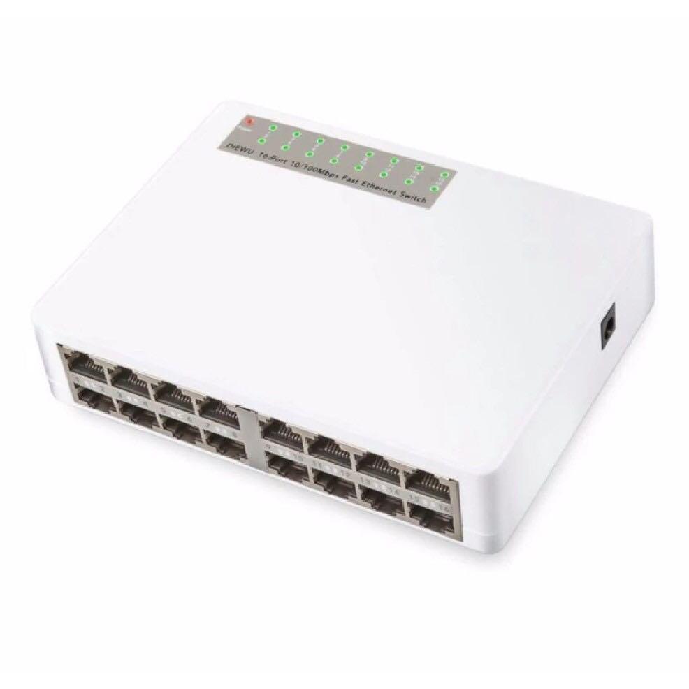 hub switch 16 portas