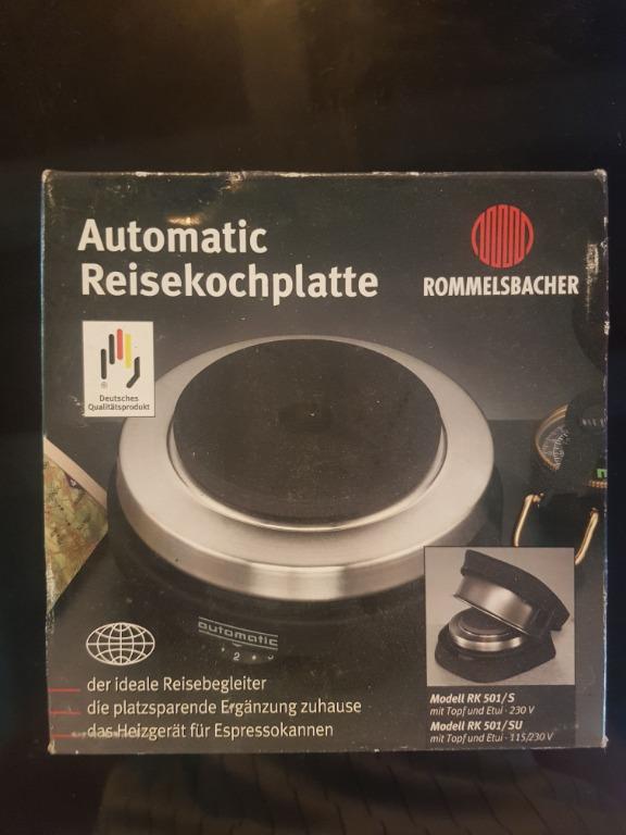 Automatic Rommelsbacher Travel Hot Plate (German) TY RK 501, Furniture