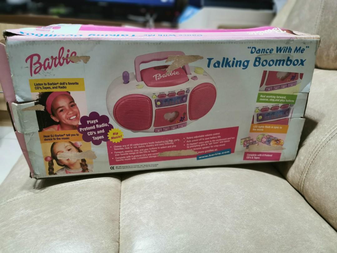 barbie dance with me talking boombox