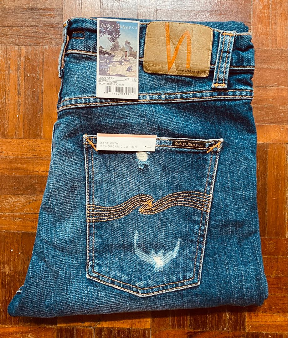 nudie jeans lean dean beaten indigo