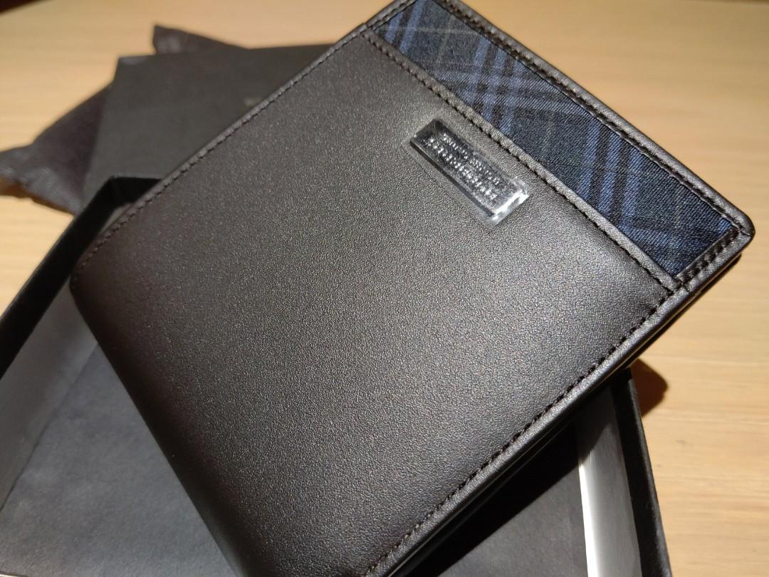 Burberry black label wallet discount