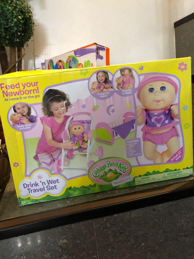 cabbage patch travel set