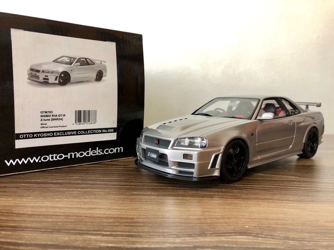 Car Model Nissan Skyline Gtr R34 Z Tune 1 18 Gt R Hobbies Toys Toys Games On Carousell