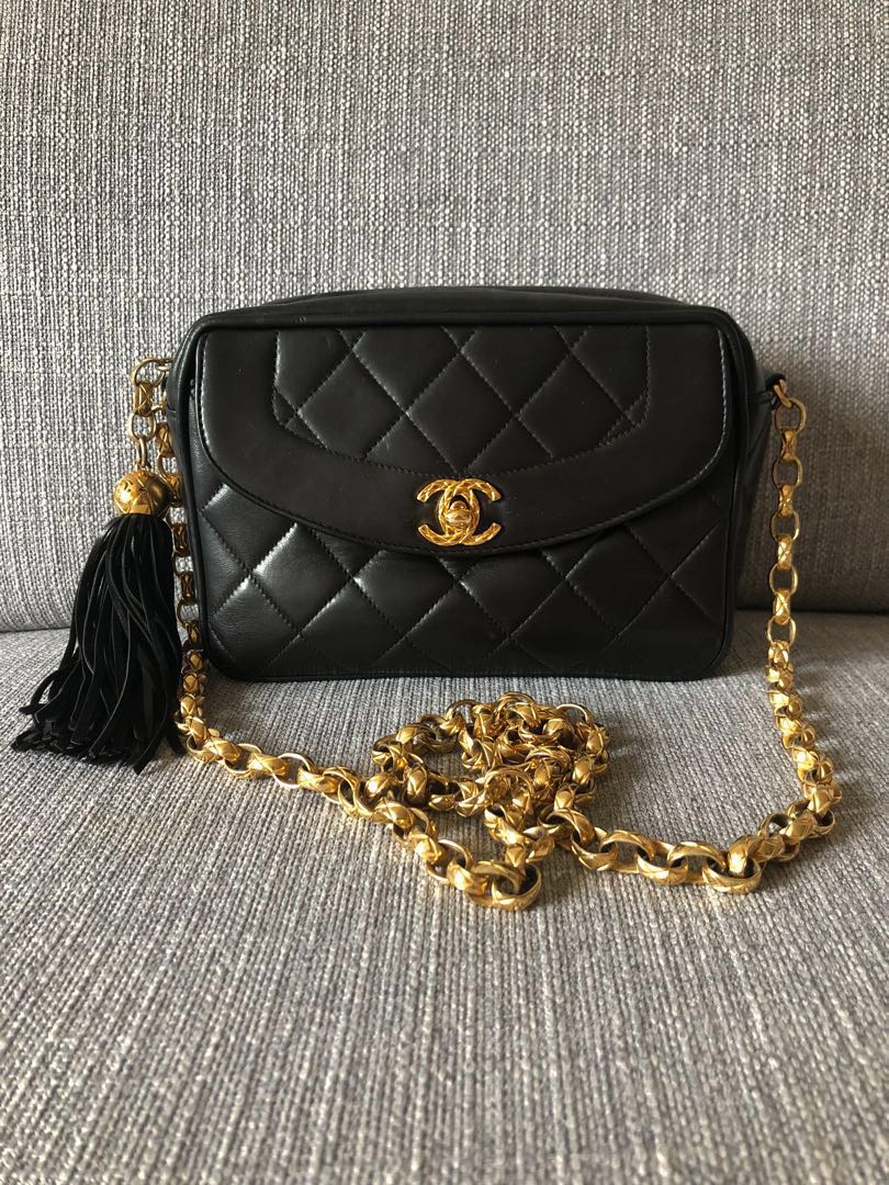 Chanel Camera Bag with Bijoux Chain, Women's Fashion, Bags