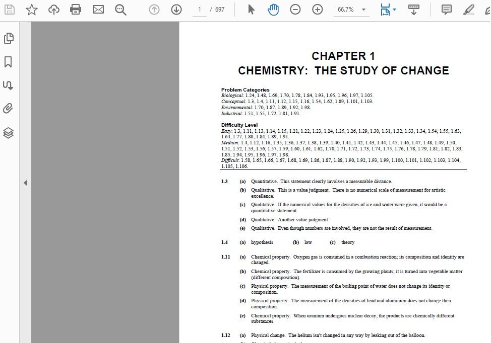 Chemistry By Raymond Chang 10th Edition Solutions Manual General
