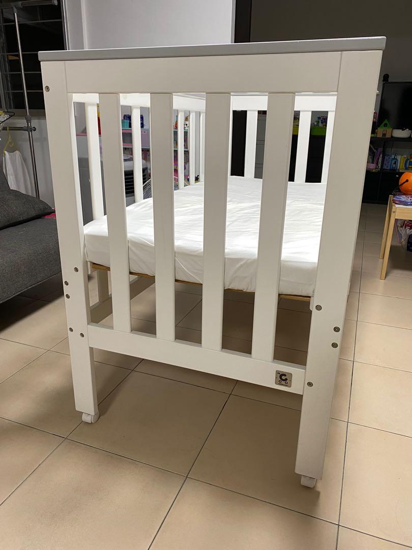 Childcare Bristol Solid Timber Cot White Babies Kids Baby Nursery Kids Furniture Cots Cribs on Carousell
