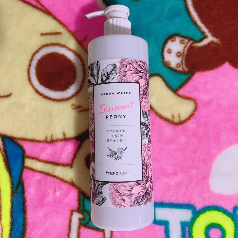 日本francfranc aroma water innocent peony 牡丹加濕器專用香薰, 美容
