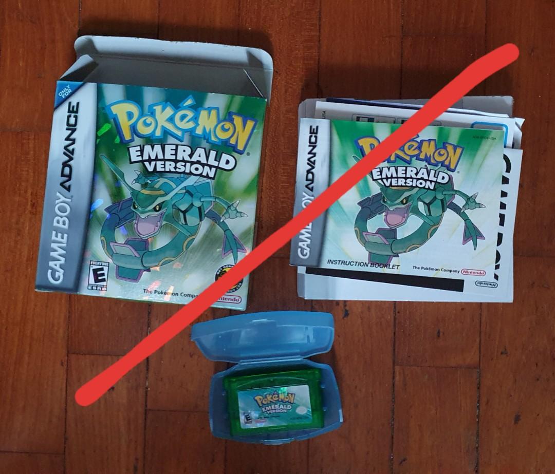 GBA games - Pokemon Emerald etc, Video Gaming, Video Games, Nintendo on  Carousell