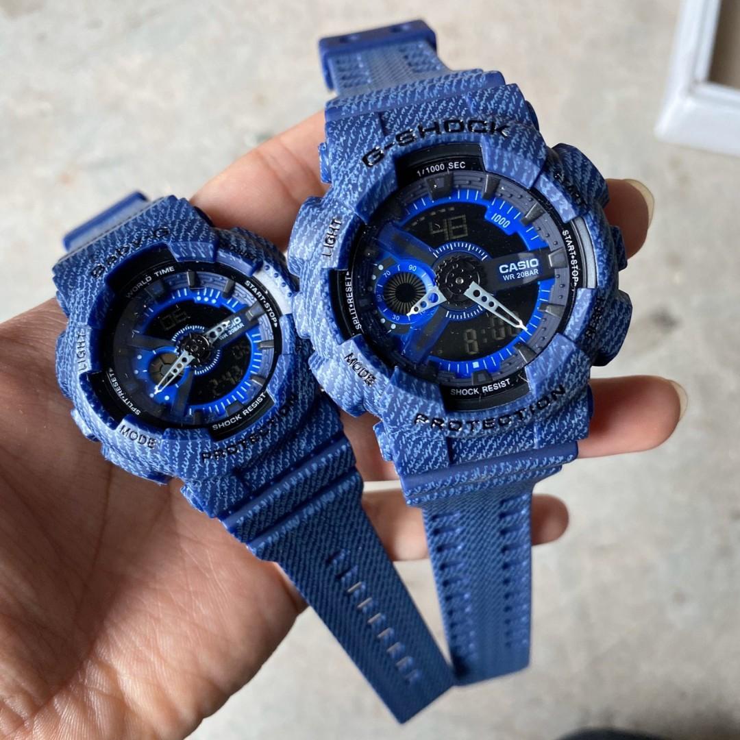 g shock denim couple
