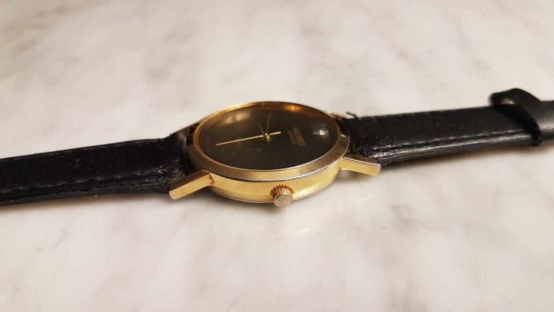 Helbros Invincible Unisex Diamond Dress Quartz Watch NOS