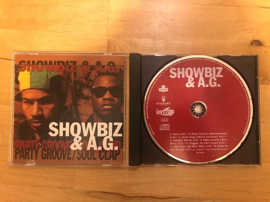 Hip Hop Rap CD, Showbiz & A.G. ‎– Party Groove / Soul Clap EP