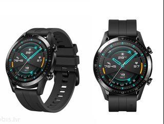 Huawei Watch GT 2，LTN-B19 (46mm) Smartwatch 智慧腕錶智能運動腕錶，1.39 Inch AMOLED Display w/ 3D Glass Screen，Two weeks of battery life，GPS，Bluetooth Calling，15 Sport Modes ，100% Brand new!