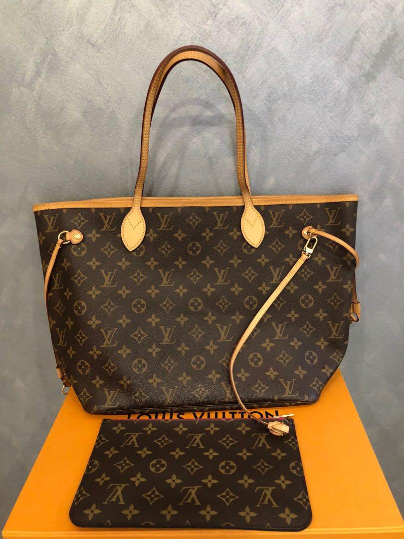 LOUIS VUITTON Monogram Neverfull MM M41177 Tote Bag from Japan