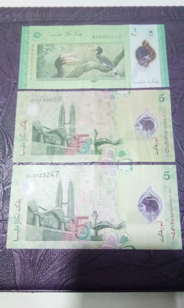 Malaysia 5 And 10 Ringgit Banknotes Wang Kertas Lama Rm 5 Dan 10 Duit Antiques Currency On Carousell
